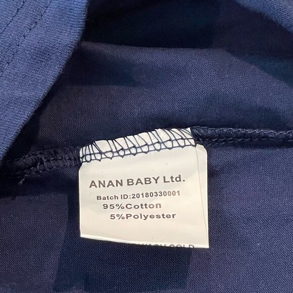 NWT Long Raglan Sleeve (Red) Body (Navy) Let It Snow Tee Size L - Picture 3 of 4